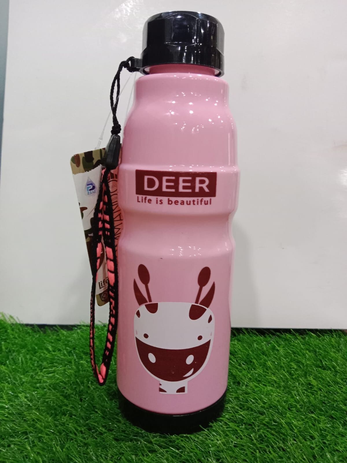 Anime Water Bottle, Cute Commando Bottle with Wide Mouth, Kids Plastic Sport Water Bottle, Portable School Drinking Bottle, Lovely Cute Water Bottle With Straw Anime Water Bottle, Cute Commando Bottle with Wide Mouth, Kids Plastic Sport Water Bottle, Portable School Drinking Bottle, Lovely Cute Water Bottle With Straw